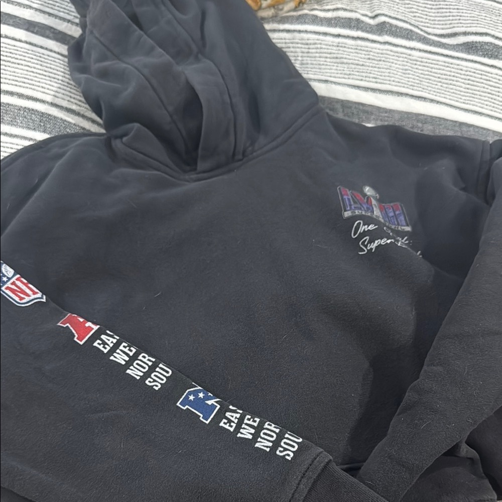 Abercrombie NFL Black Graphic Hoodie